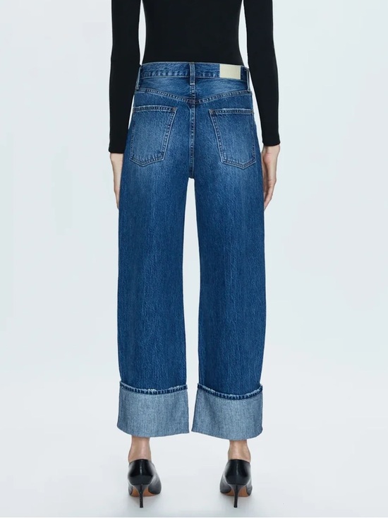 Pistola Ryder High Rise Cuffed Straight Jeans Fulton 26 - Picture 11 of 14